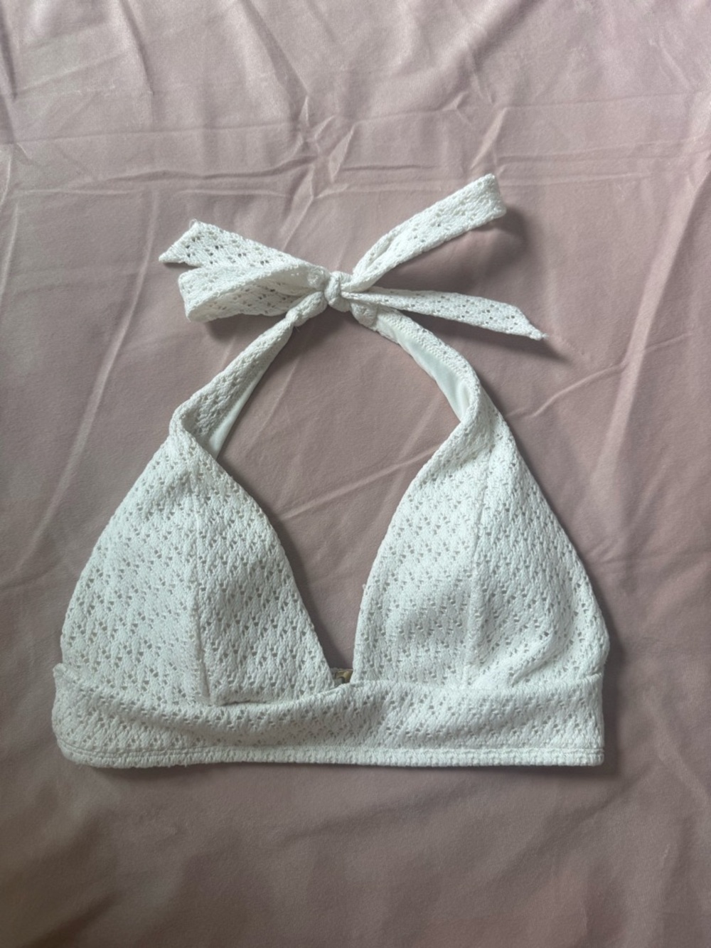 Hollister crochet bikini top
